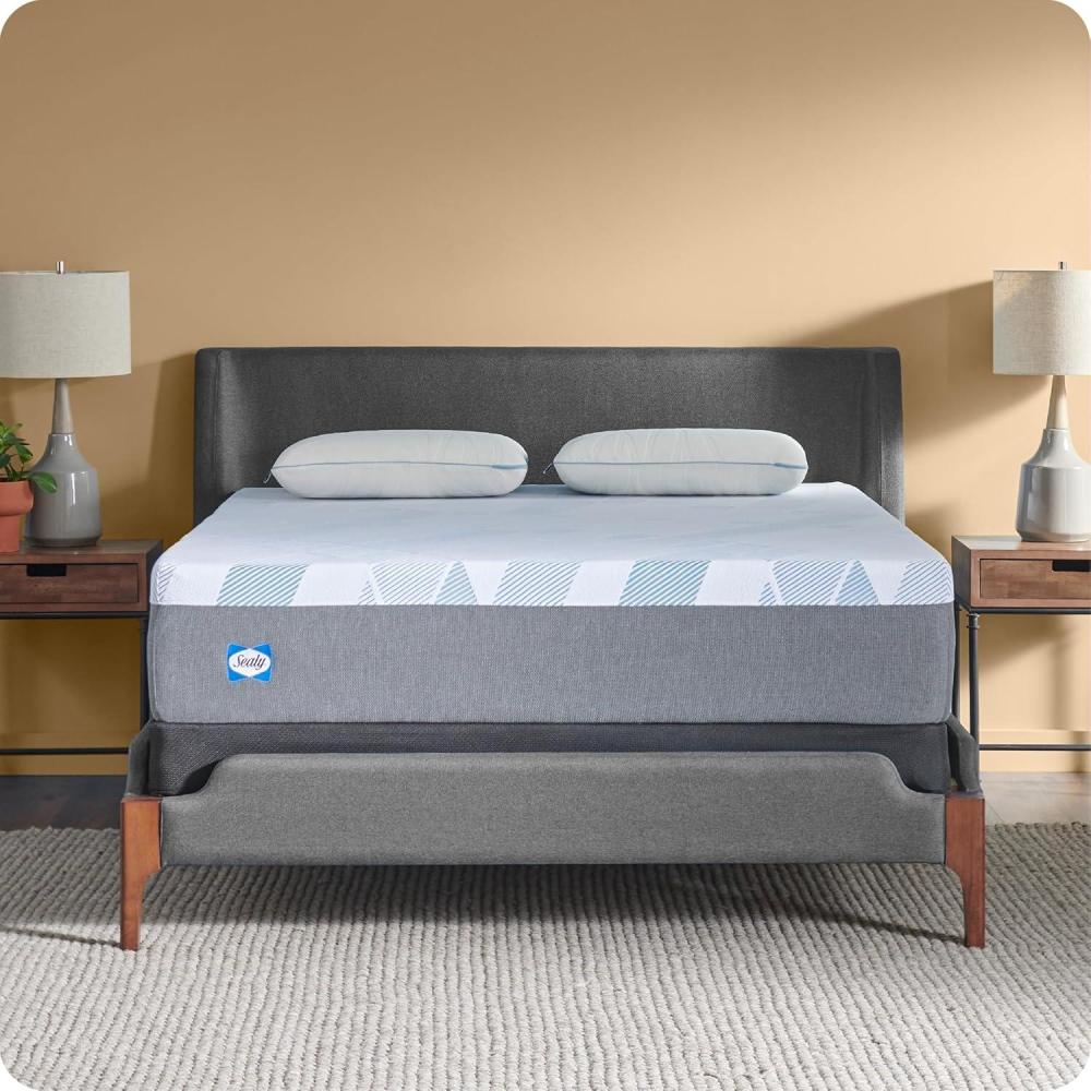 imageSealy Dreamlife 14 Foam MattressinaBox Queen SealyComfort Gel Memory Foam SealySupport Transition Foam Machine Washable Cover12