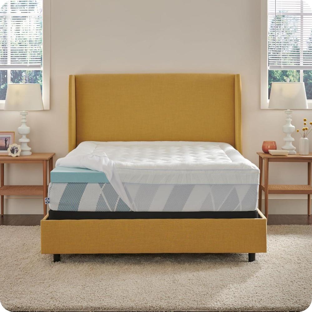 imageSealy Dreamlife 15 Gel Memory Foam Full Mattress Topper with SealyComfort Gel Foam 1 Year Limited Warranty Made in The USA4