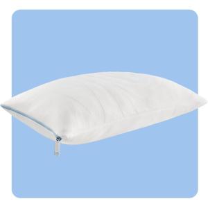 Sealy Dreamlife Queen Size Shredded Foam Pillow with Surface Guard Technology, Removable Machine-Washable Cover, 1 Year Limited Warranty, White(Dreamlife)