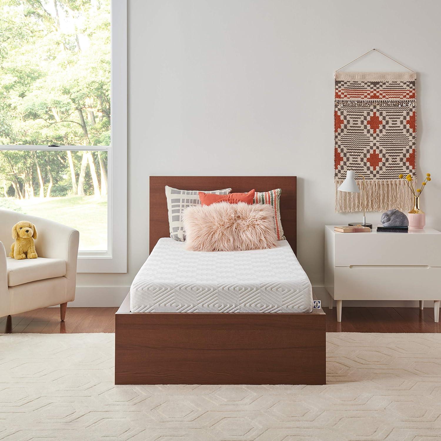 imageSealy 8 Inch Queen Size Foam Bed in a Box Multiple Layers of Foam Help Support Sleep at Night Firm Feel and CertiPurUS Certified KingOnyx