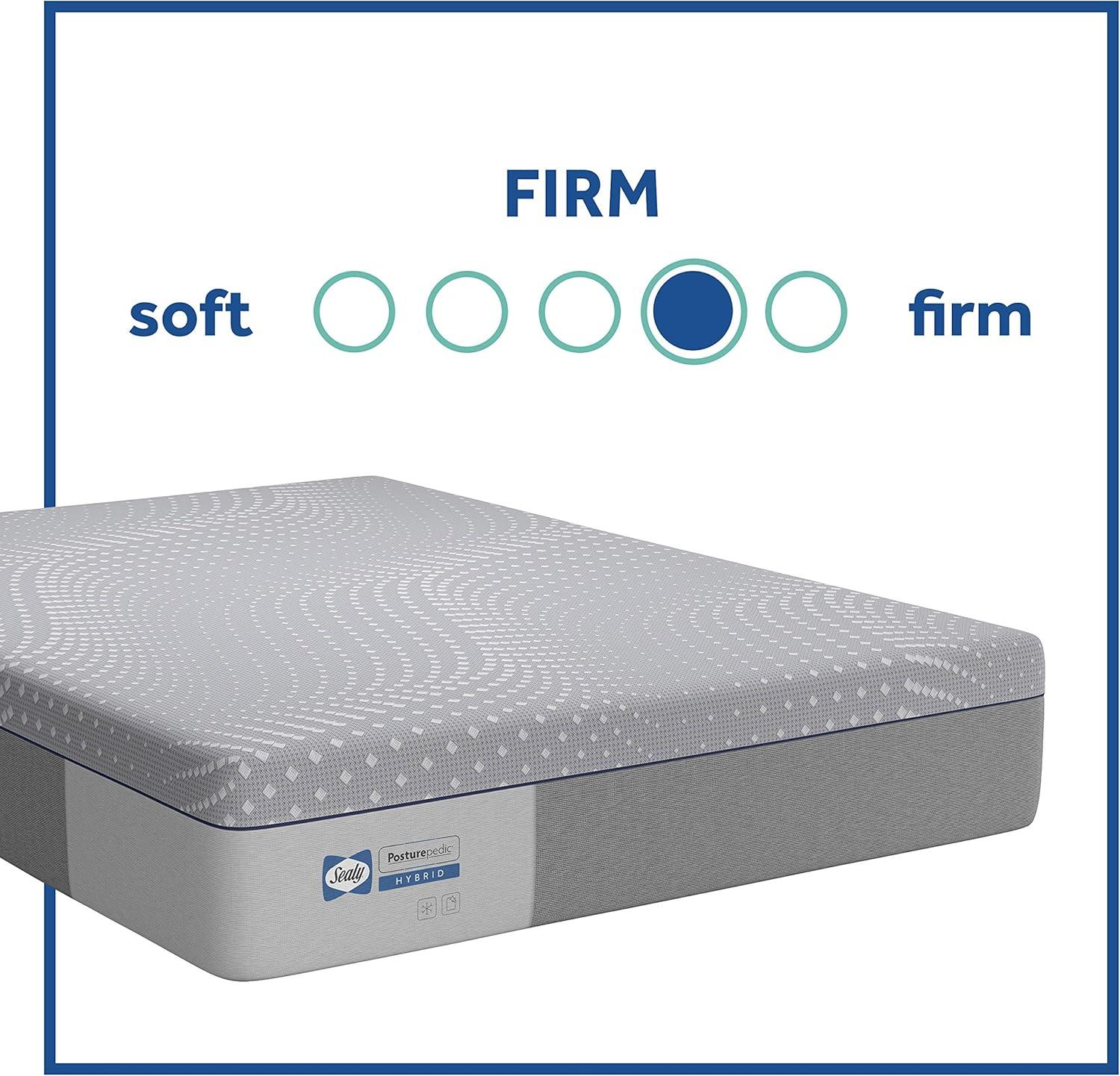 imageSealy Posturepedic Hybrid Lacey Firm Feel Mattress Queen