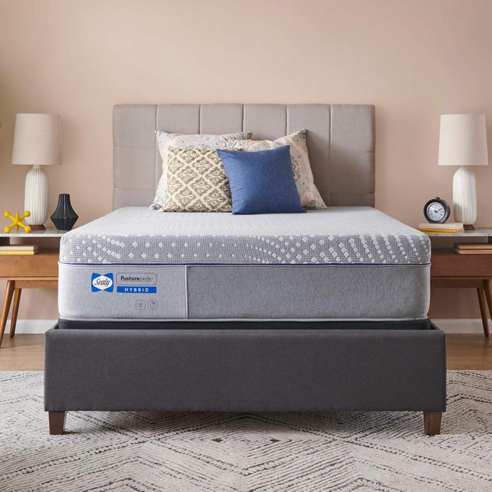 imageSealy Posturepedic Hybrid Lacey Firm Feel Mattress Queen
