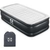 imageSealy Tritech 20quot Inflatable Air Mattress Bed with Builtin Pump Storage Bag and Repair Patch for Indoor and Outdoor Use Twin