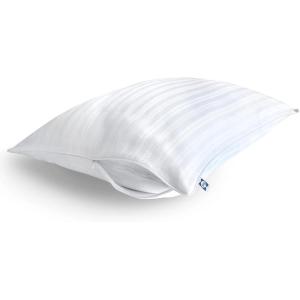 Sealy Pillow Cover, Soft Comfort Bed Pillow Protector, 2 Pack, Standard/Queen Pillow Cover(Standard/Queen)