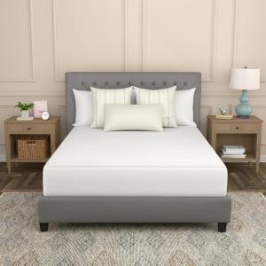 Sealy Spot and Stain Protection and Release Waterproof Fitted Mattress Protector Queen Size Comfort Soft Knit Top Sidewalls Stretch Fits Mattresses 15 Deep Machine Washable Mattress Cover (White)(Queen)