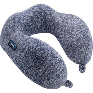 Sealy Travel Pillow – Airplane Pillow for Neck Support, Neck Pillow for Traveling, Travel Neck Pillow for Airplanes, Ergonomic Travel Pillow, Premium Support Travel Pillows for Long Flights(Light Blue / Gray)
