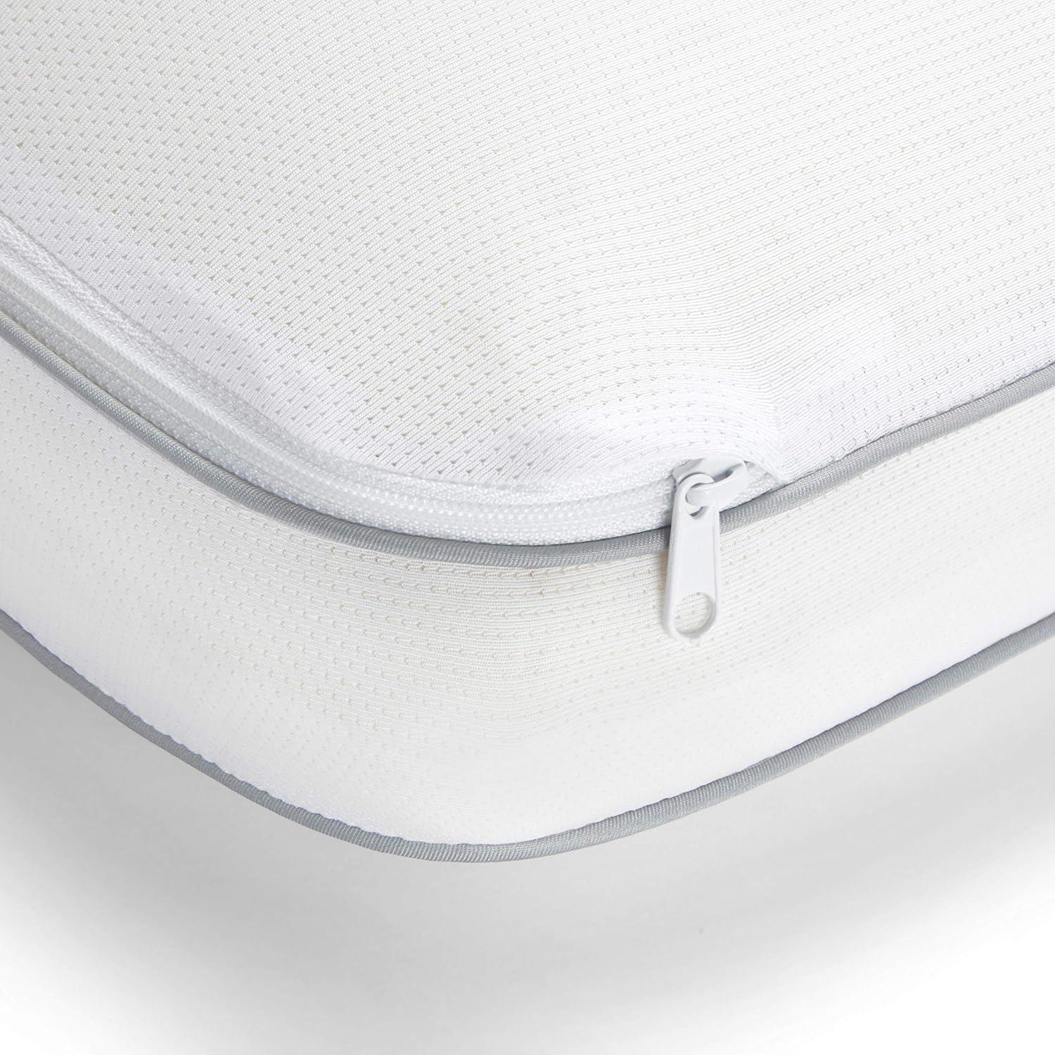 image:imageSealy Essentials Cool amp Comfort Reversible Cooling Pillow Memory Foam StandardQueen White1 PACK Queen