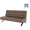 image:imageSealy Carmen Transitional Faux Leather Convertible Sofa in Aspen Slate