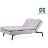 image:imageSealy Savannah Transitional Convertible Chaise Sofa in Gray